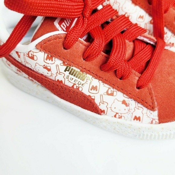 Hello Kitty Puma Sneakers -Exclusive! NEW 8 Red - Picture 3 of 9
